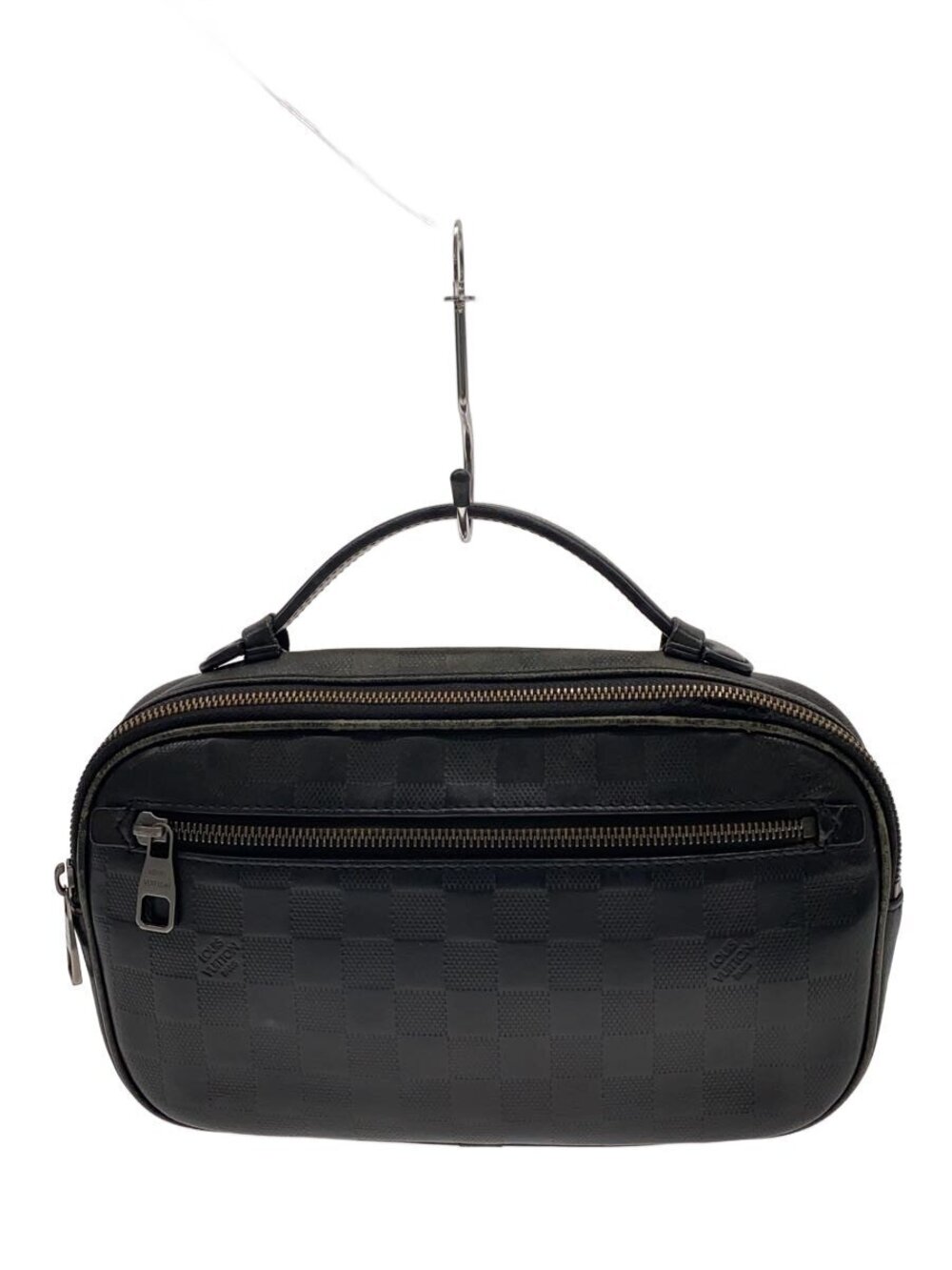 LOUIS VUITTON Ambrelle Damier Infini Leather Black